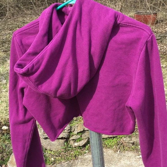 The North Face crop hoodie sweatshirt. - Picture 3 of 8